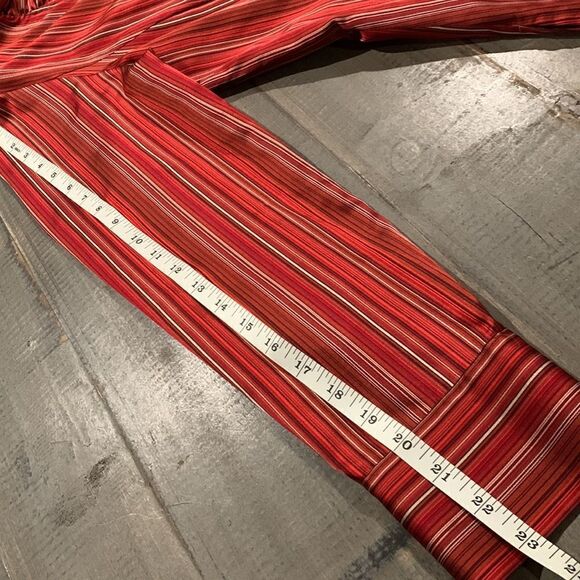 Talbots Striped Ruffled Blouse - Picture 11 of 11